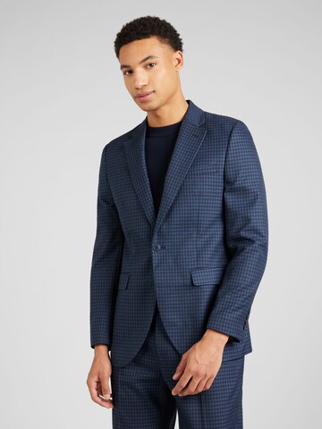 BURTON MENSWEAR LONDON Přiléhavý střih Sako – modrá: přední strana