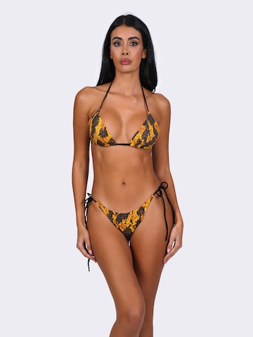 Bikinville Triangel Bikini 'Marzia Crystal'‌‌‌‌‌‌ in Schwarz: Vorderseite