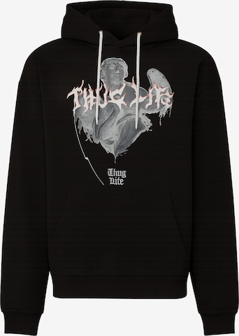 Thug Life - Sudadera 'Atmosphere' en negro: frente