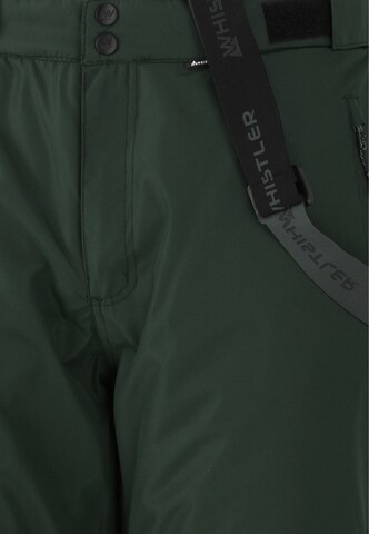 Whistler Regular Workout Pants 'Fairfax' in Green