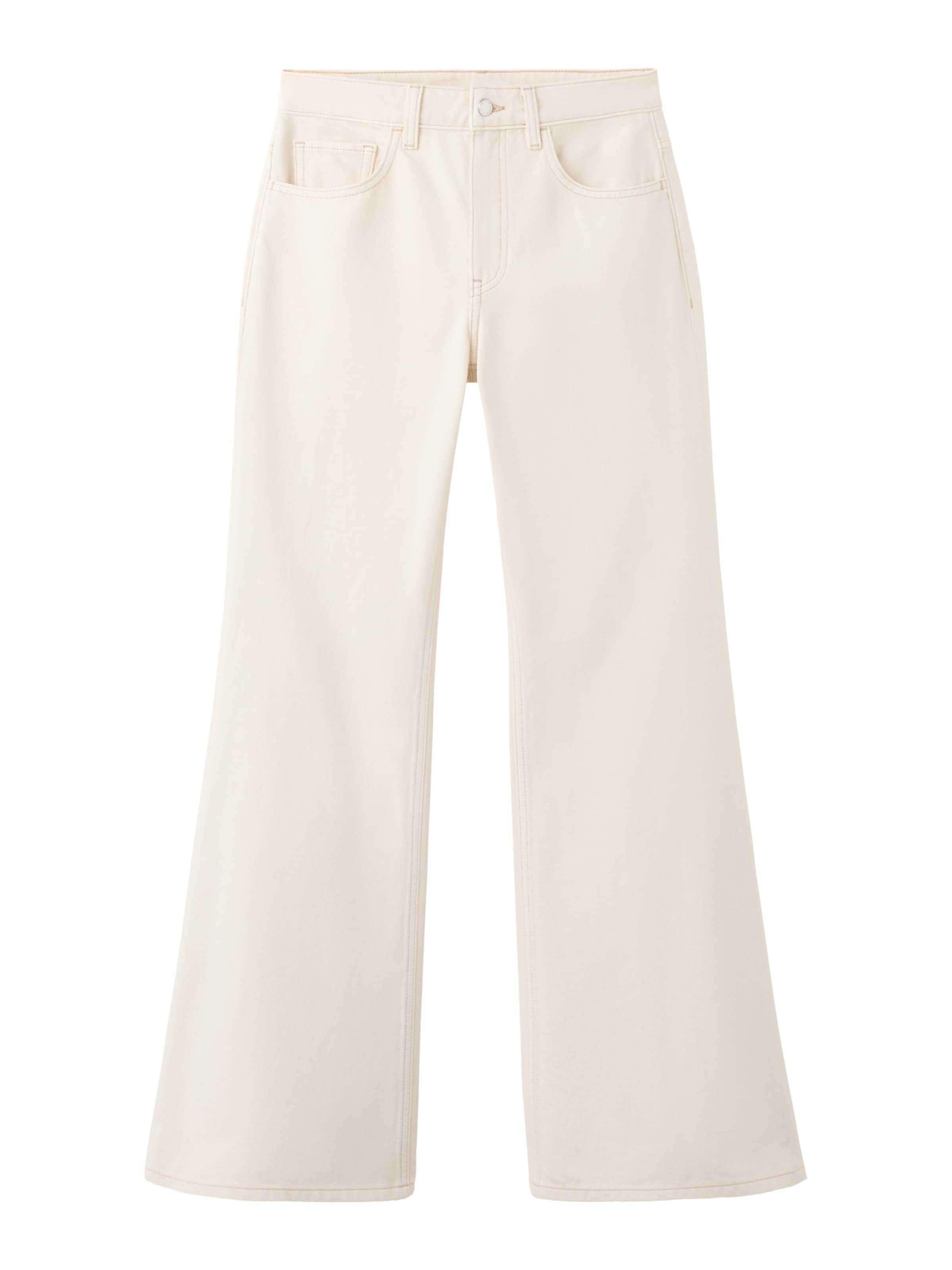 MANGO Regular Jeans 'THEITA' in Beige: front