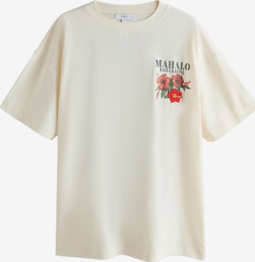 T-shirt Next en beige : devant