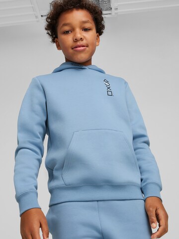 PUMA Sweatshirt 'PUMA X PLAYSTATION' in Blue: front