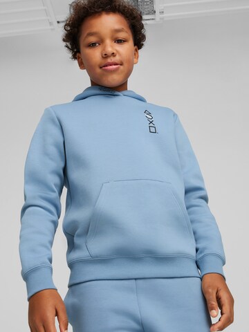 PUMA Sweatshirt 'PUMA X PLAYSTATION' in Blauw: voorkant