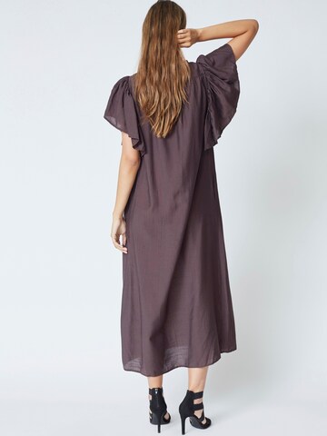 co'couture Jurk ' Hera ' in Bruin