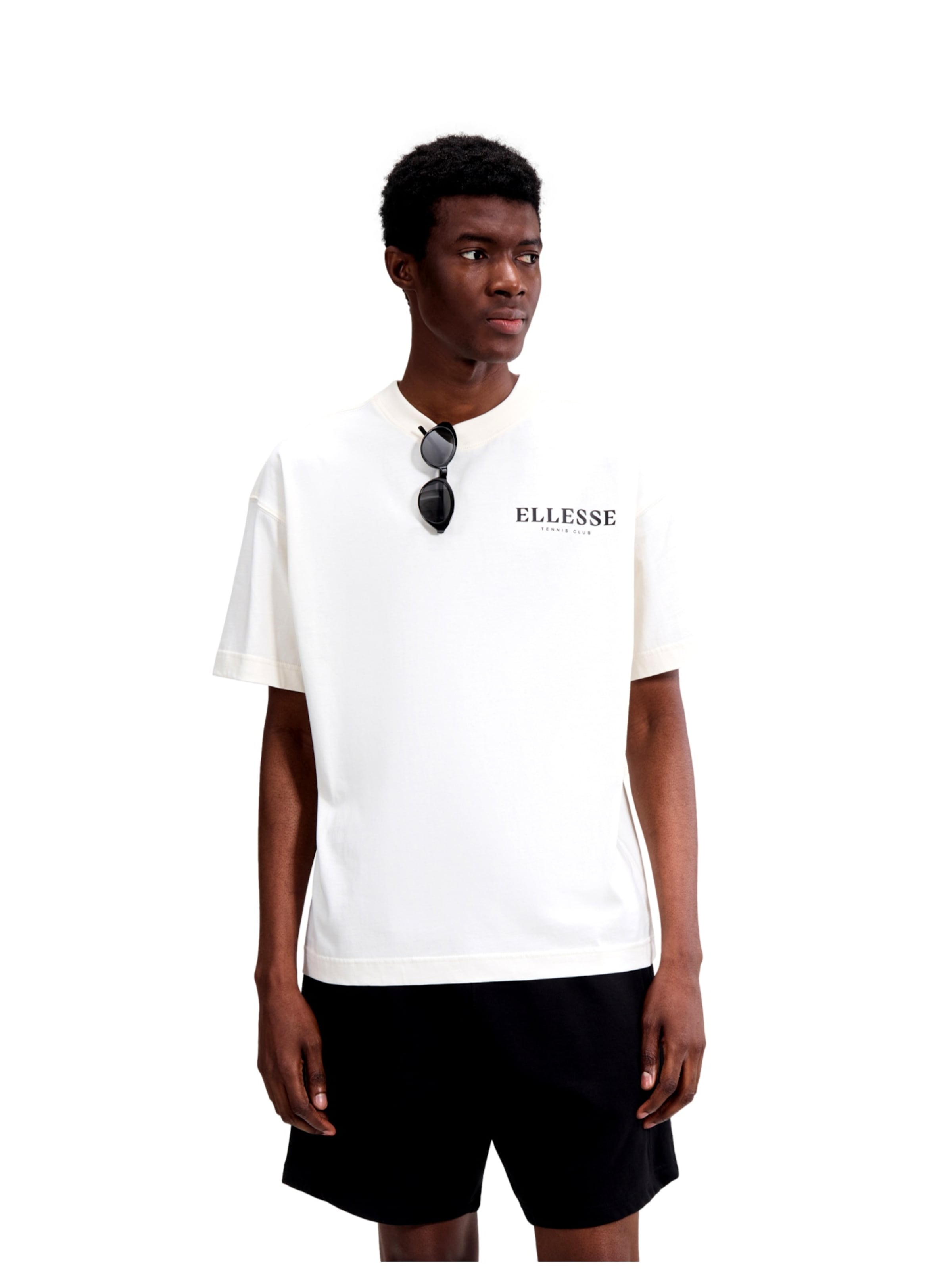 ELLESSE Shirt 'DAL 1959' in White: front