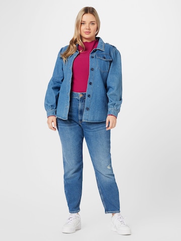 River Island Plus Regular Jeans 'CARRIE MOM' in Blau