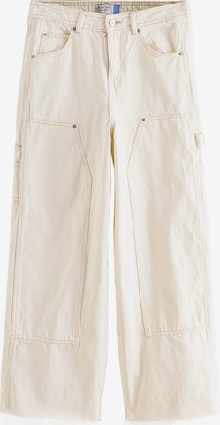 smėlio Next Plačios klešnės Džinsai: priekis