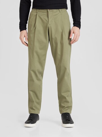 Regular Pantalon à pince 'BILL BOWIE' JACK & JONES en vert : devant