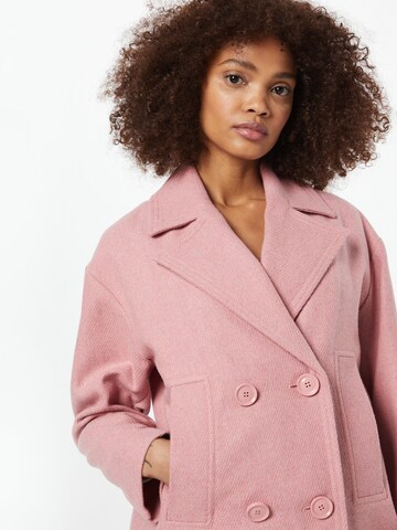 Sisley Демисезонное пальто в Ярко-розовый