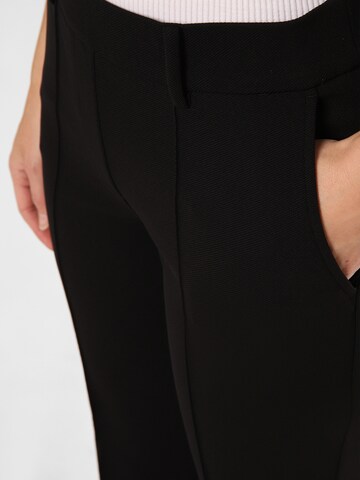 Cambio Regular Pleat-Front Pants ' Francoise ' in Black