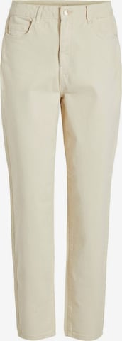 VILA Regular Jeans in Beige: voorkant