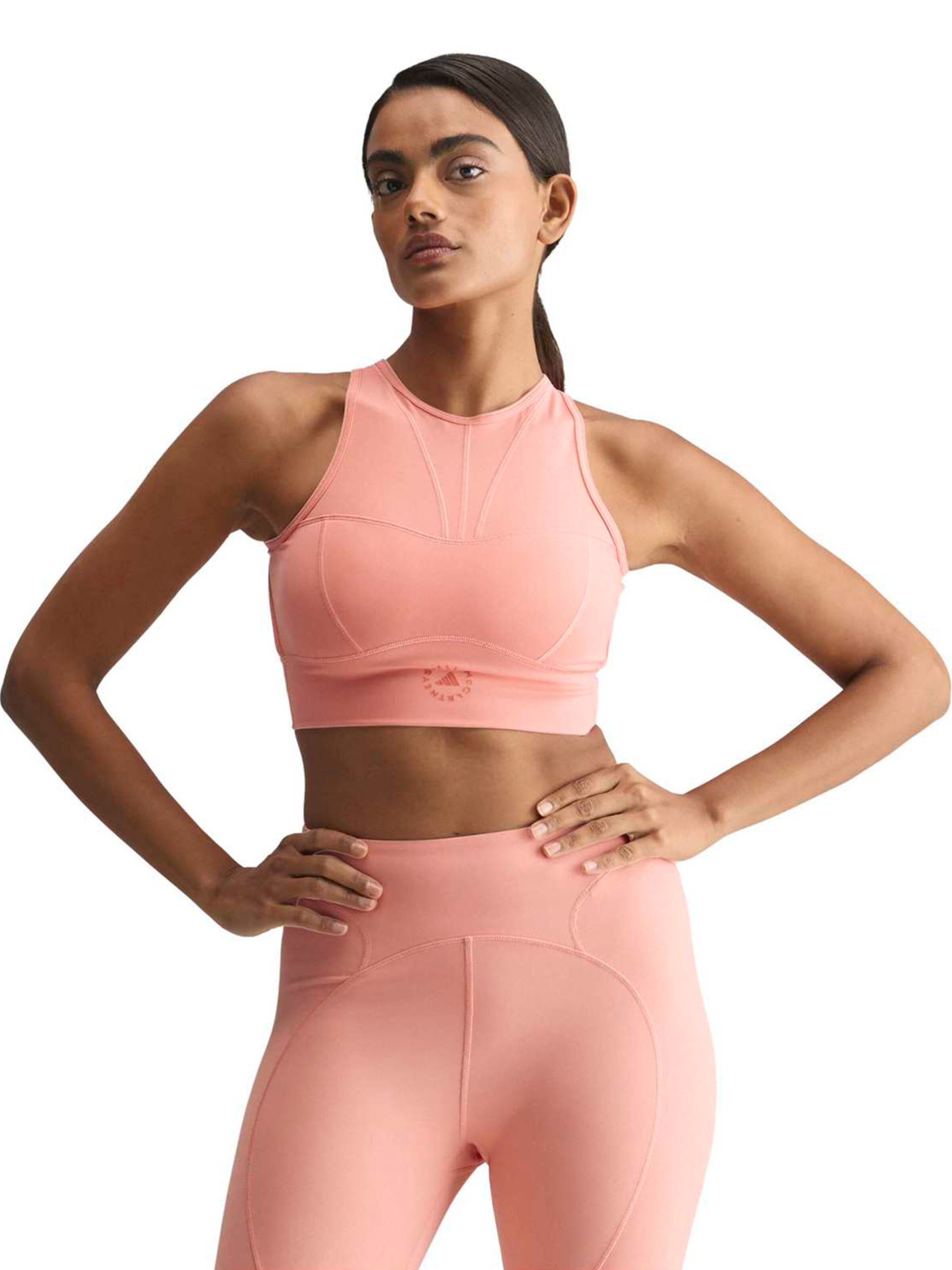 ADIDAS BY STELLA MCCARTNEY Sport top 'TPR' - narancs: elől