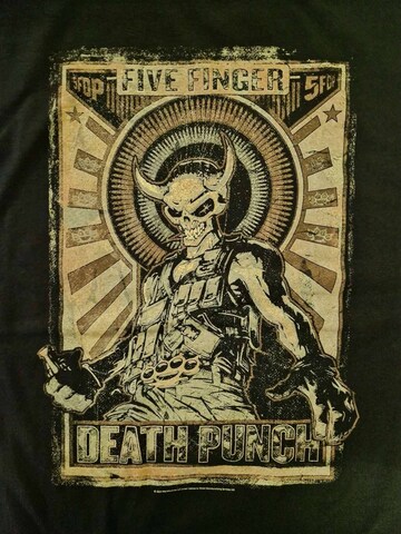 Five Finger Death Punch Sweatshirt 'Five Finger Death Punch Mercenary Sweatshirt' in Zwart