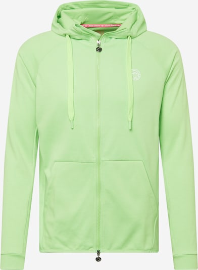 BIDI BADU Athletic Zip-Up Hoodie in Light green / White, Item view