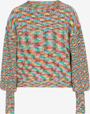 Pull-over IZIA en mélange de couleurs : devant