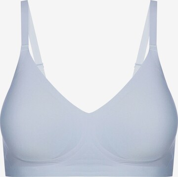 Marc & André Bralette Bra 'Second Skin' in Blue: front