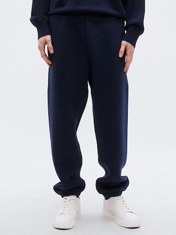 Calvin Klein Jeans Tapered Pants in Blue: front