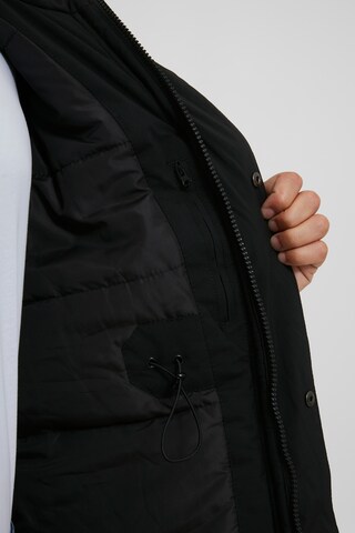 INDICODE JEANS Winter Parka 'Fido' in Black