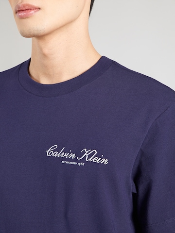 Calvin Klein Jeans Regular Тениска '20S MARCH' в синьо