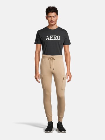 AÉROPOSTALE - Tapered Pantalón cargo en beige