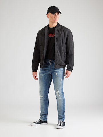 REPLAY Slimfit Farmer 'ANBASS' - kék