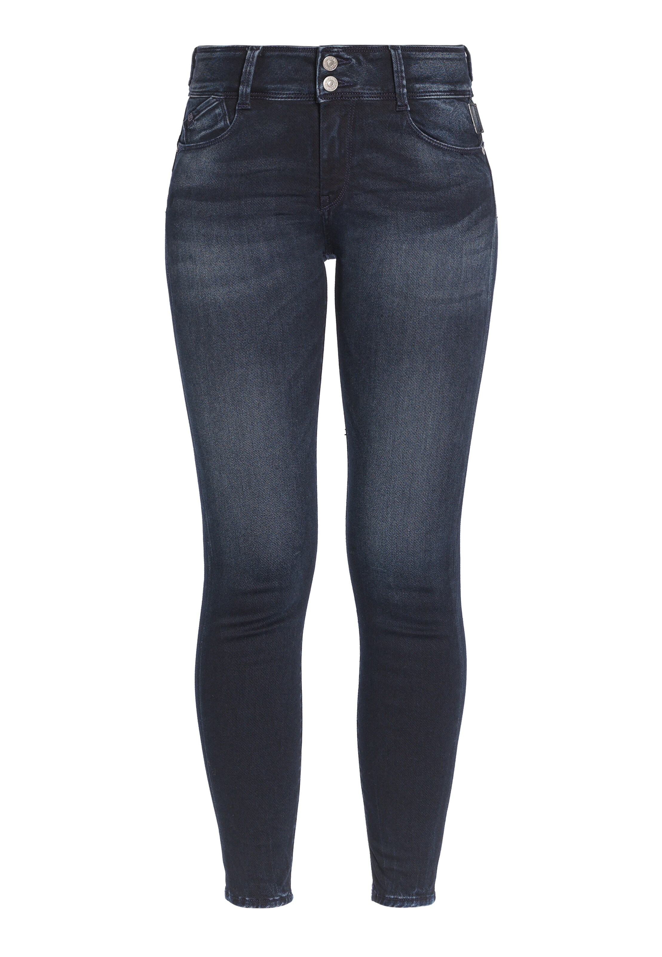 Le Temps Des Cerises Skinny Jeans in Blauw: voorkant