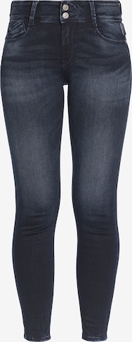 Le Temps Des Cerises Skinny Jeans in Blauw: voorkant