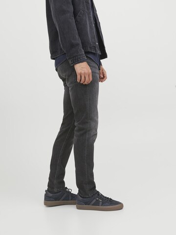 JACK & JONES Конический (Tapered) Джинсы 'Mike' в Черный