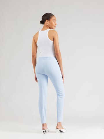 HUGO Slimfit Kalhoty s puky 'Hagonia-1' – modrá