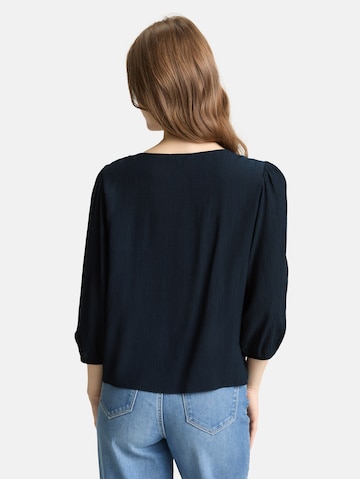 TOM TAILOR DENIM Blouse in Blue