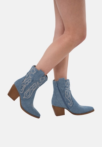 Stivale da cowboy di Salinyang in blu