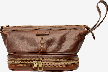 bupell Toiletry Bag 'Luca' in Brown: front