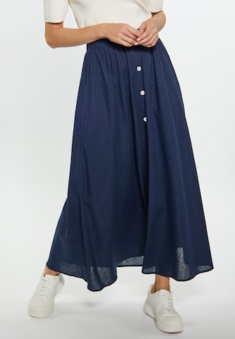 usha WHITE LABEL Skirt in Blue: front