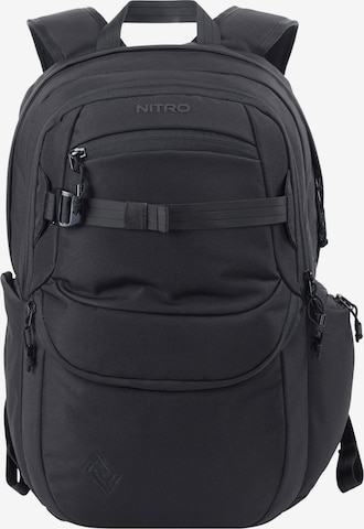 NitroBags Backpack 'Future' in Black: front