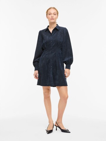 Robe-chemise 'VICordu' VILA en bleu : devant