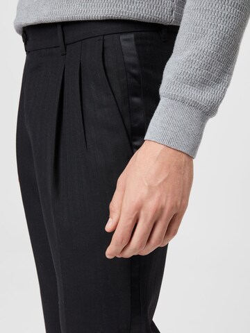 AllSaints Normální Kalhoty se sklady v pase 'BANE' – černá