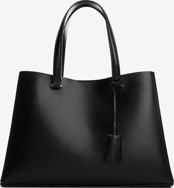 MANGO Nákupní taška 'Bello' – černá: přední strana