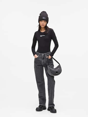 KARL LAGERFELD JEANS Bodi majica | črna barva