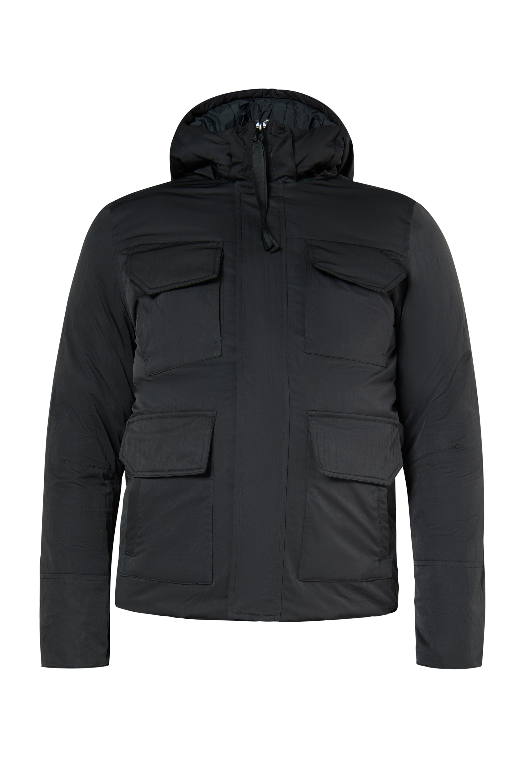 ICEBOUND Функционално яке 'askully' в черно: отпред