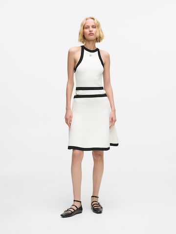 Karl Lagerfeld Neulemekko 'DNA BELTED ' värissä valkoinen: etupuoli