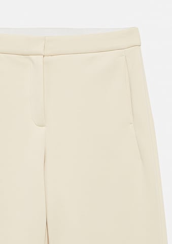 Wide Leg Pantalon COMMA en beige