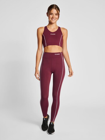 Hummel Skinny Sports trousers in Purple