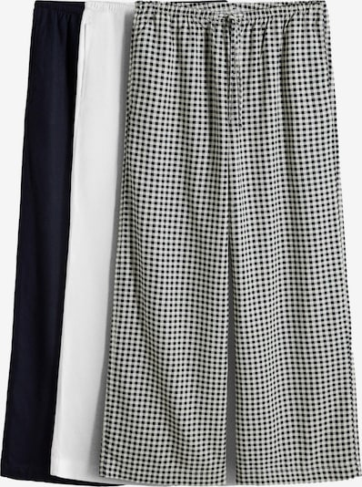 The Set Housut värissä laivastonsininen / musta / valkoinen / offwhite, Tuotenäkymä