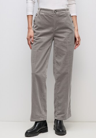 STREET ONE Regular Pants in Grey: front