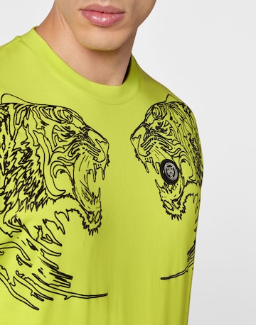 Plein Sport T-Shirt 'Tiger' in Gelb
