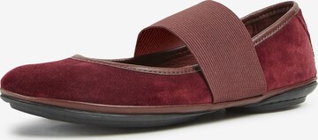 CAMPER Ballet Flats with Strap ' Right Nina ' in Red: front