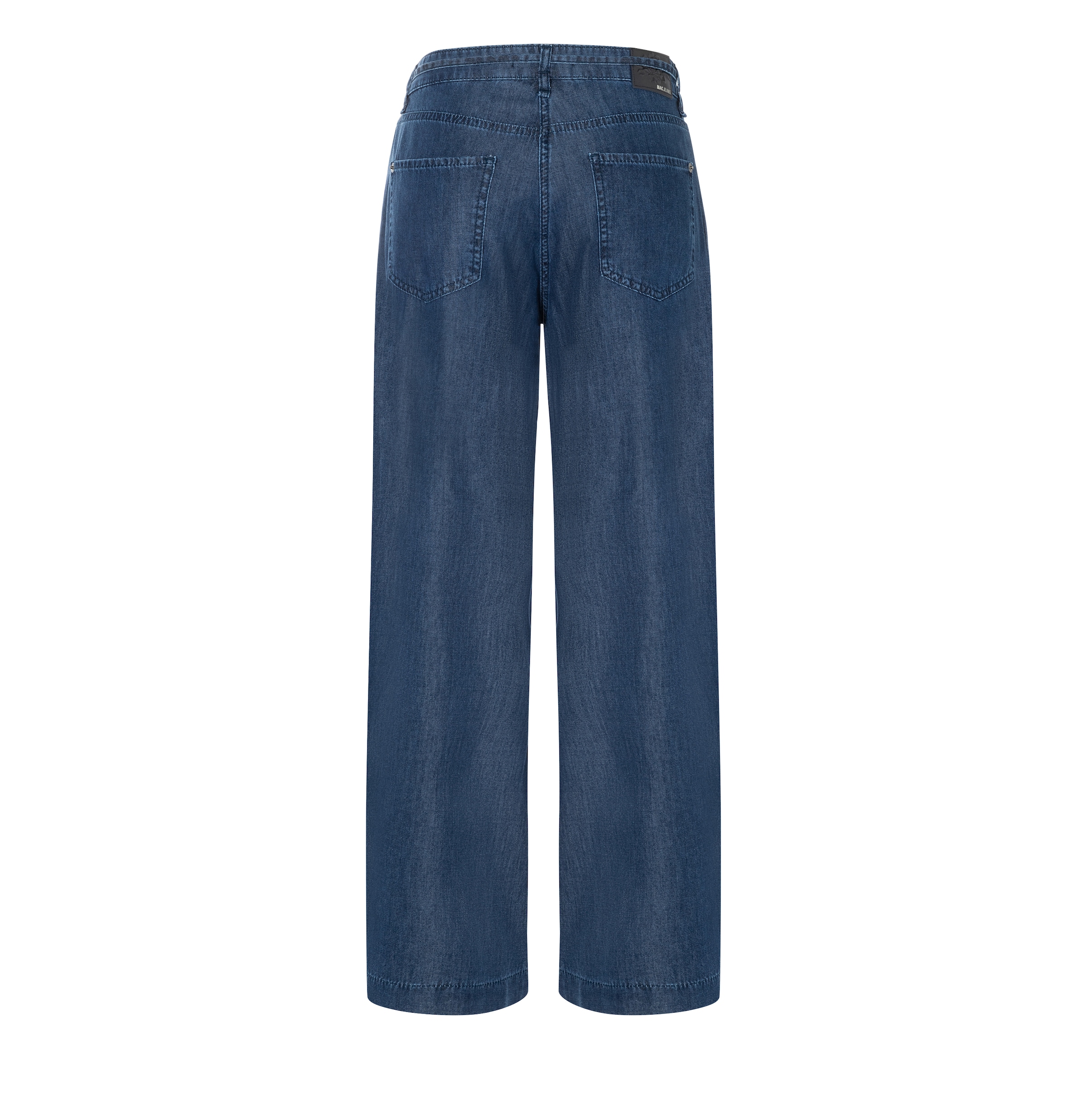 MAC Wide Leg Jeans ' Wendy ' in Blau