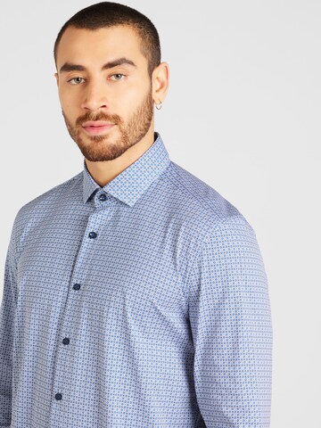 Regular fit Camicia '24/7 - Level 5' di OLYMP in blu