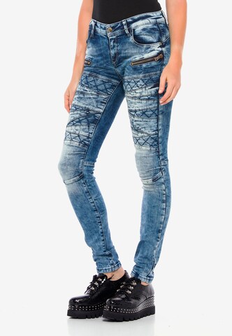 CIPO & BAXX Skinny Jeans in Blue